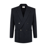 Saint Laurent - Double - Breasted Striped Jacket