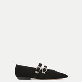 Veronica Beard - Bancroft Suede Mary Jane Flat