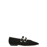 Veronica Beard - Bancroft Suede Mary Jane Flat
