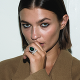 Dorsey - BARTLETT, LAB BLUE SAPPHIRE RING, GOLD