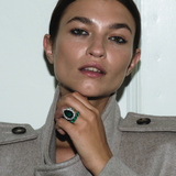 Dorsey - BARTLETT, LAB RED SAPPHIRE RING, SILVER
