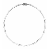 Dorsey - BENNINGTON RIVIÈRE NECKLACE IN LAB WHITE SAPPHIRE