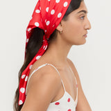 Loeffler Randall - Beverly Red/White Silk Scarf