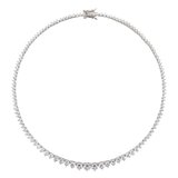 Dorsey - CAMPBELL RIVIÈRE NECKLACE IN LAB WHITE SAPPHIRE