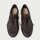 Loeffler Randall - Carter Brown Lug Sole Loafer