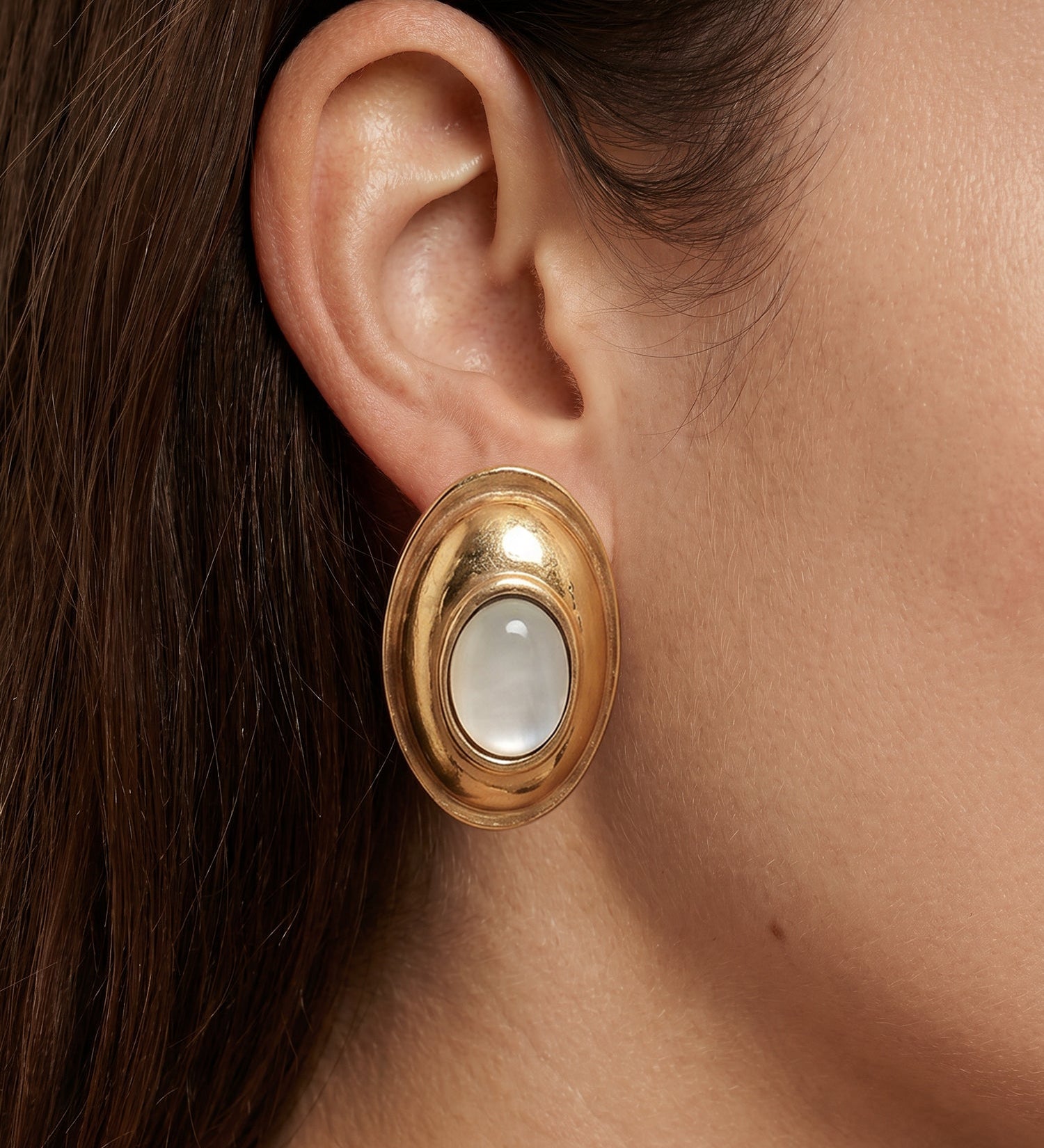 Veronica Beard - Cat’s Eye Cabochon Earring