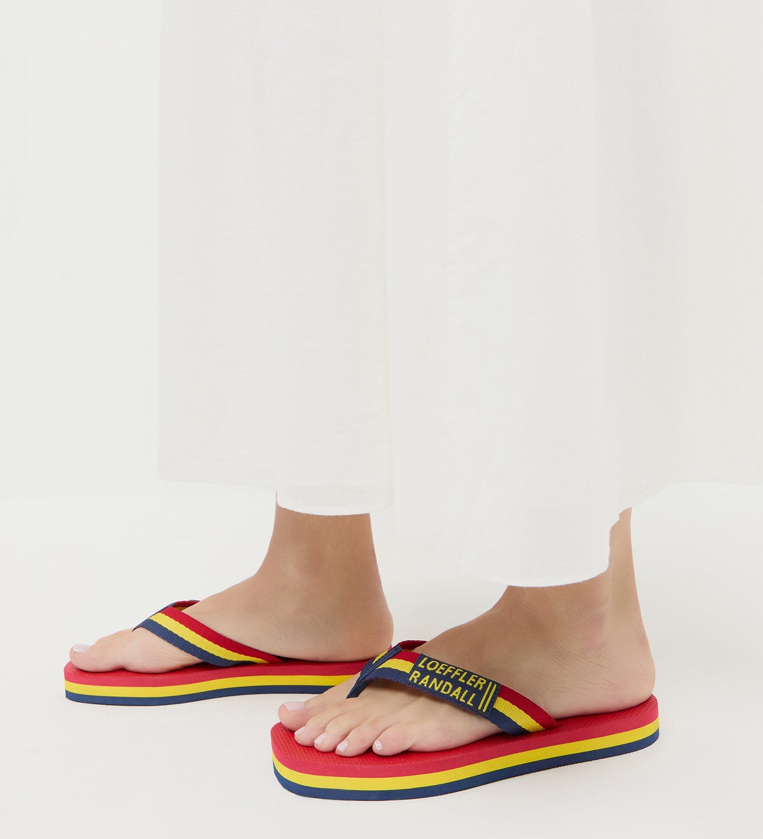 Loeffler Randall - Chase Red/Yellow Flip Flop