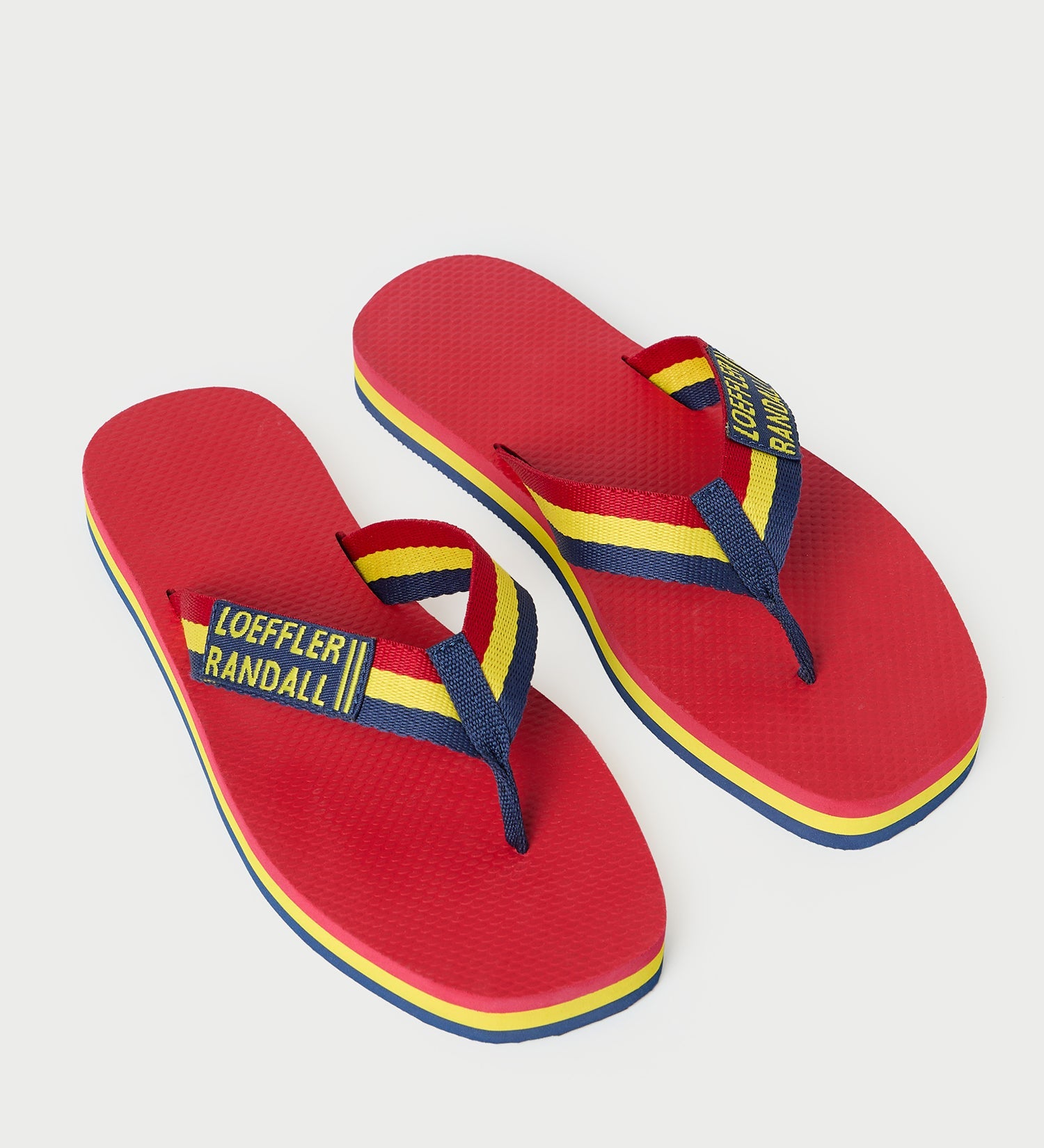 Loeffler Randall - Chase Red/Yellow Flip Flop