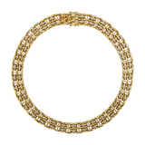 Dorsey - CLARETTE PAVÉ LINK NECKLACE, GOLD