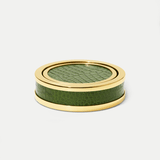 Veronica Beard - Croc-Embossed Leather Coaster Set