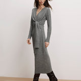 Veronica Beard - Salomez Wrap Midi Dress