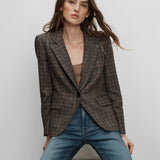 Veronica Beard - Tyra Plaid Dickey Jacket