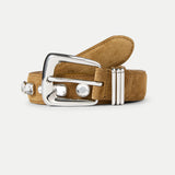 Veronica Beard - Arch Suede Embellished Belt