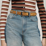 Veronica Beard - Arch Suede Embellished Belt