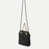 Small Veronica Beard Macramé Slouch Bag