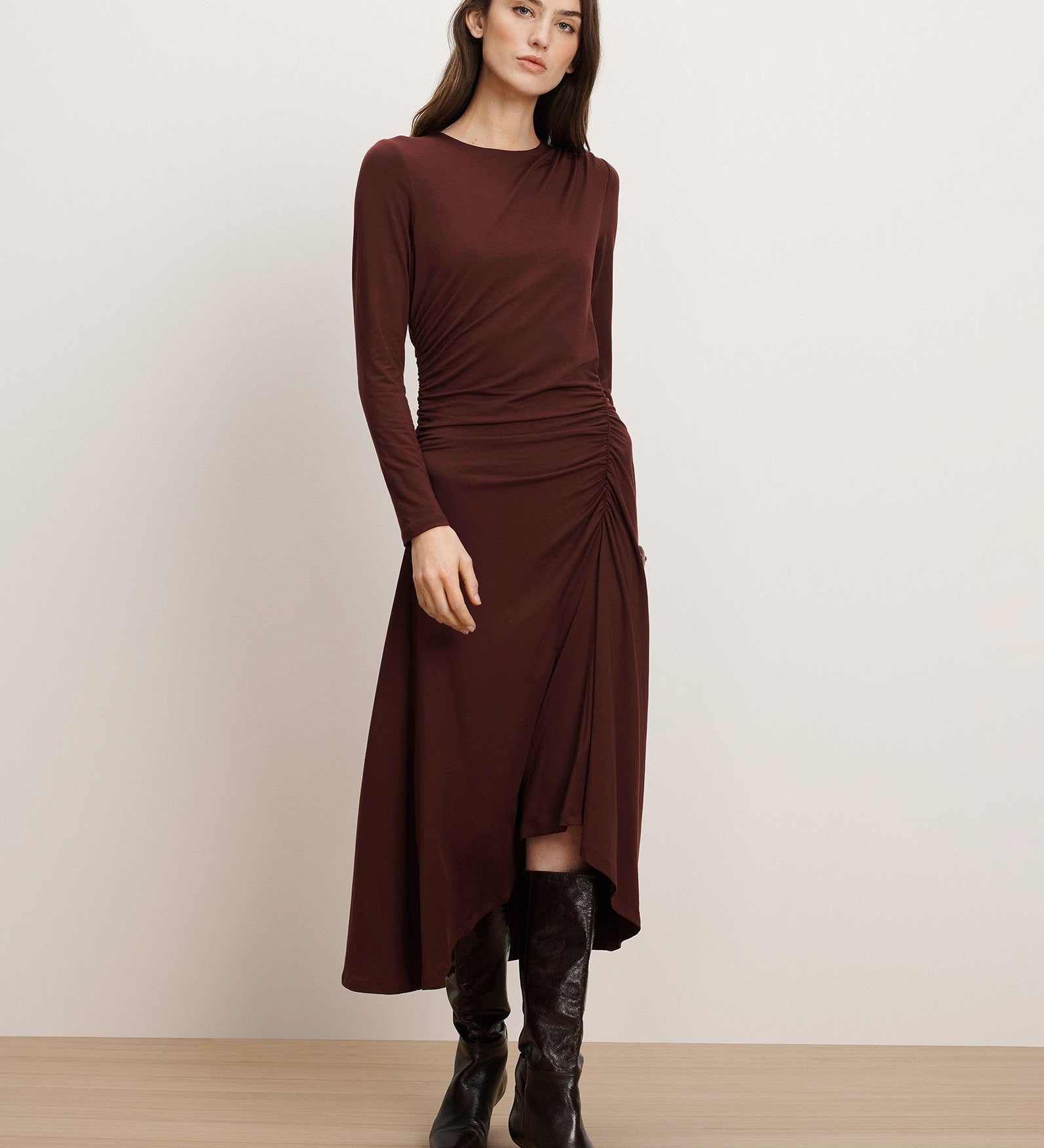 Veronica Beard - Theodora Ruched Midi Dress