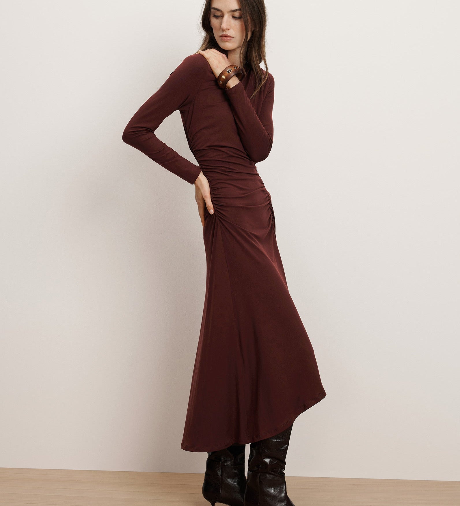 Veronica Beard - Theodora Ruched Midi Dress