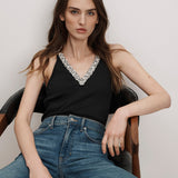 Veronica Beard - Ayres Embellished Tank Top