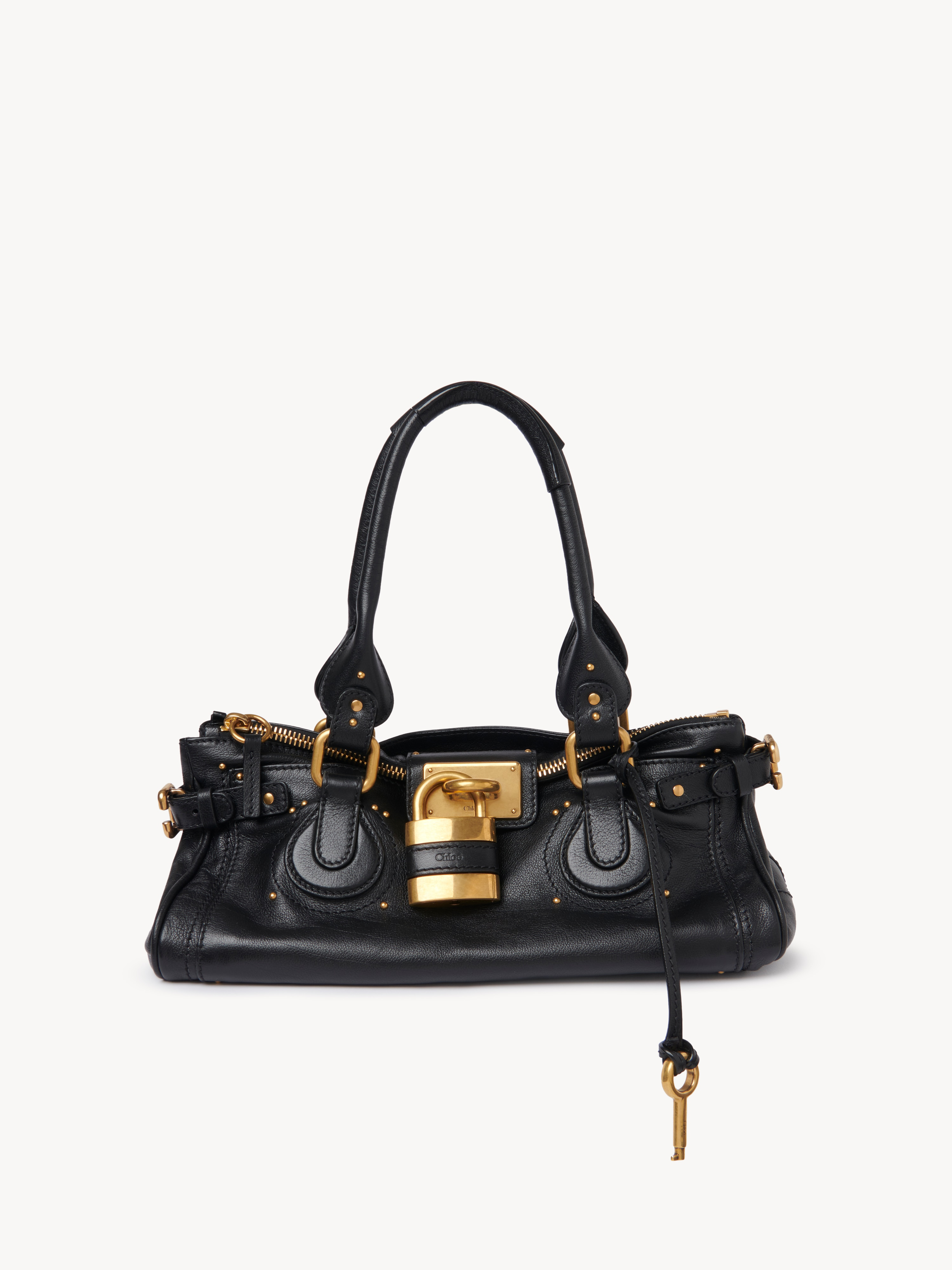 Chloé - Paddington bag in grained leather Black