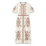 Cartolina - SP26 Bobbi Midi Dress - Ivory