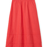 Cartolina - SU26 Alice Button Skirt - Poppy