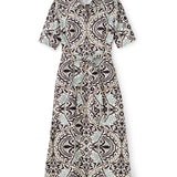 Cartolina - SP26 Cara Shirtdress - Flor Medallion Tidal Pool