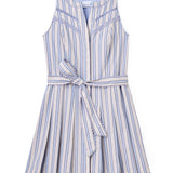 Cartolina - PF26 Hadley Romper - Cartolina Stripe - Pale Blue