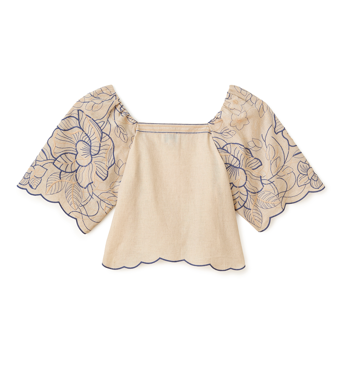Cartolina - Bryn Top - Natural Linen