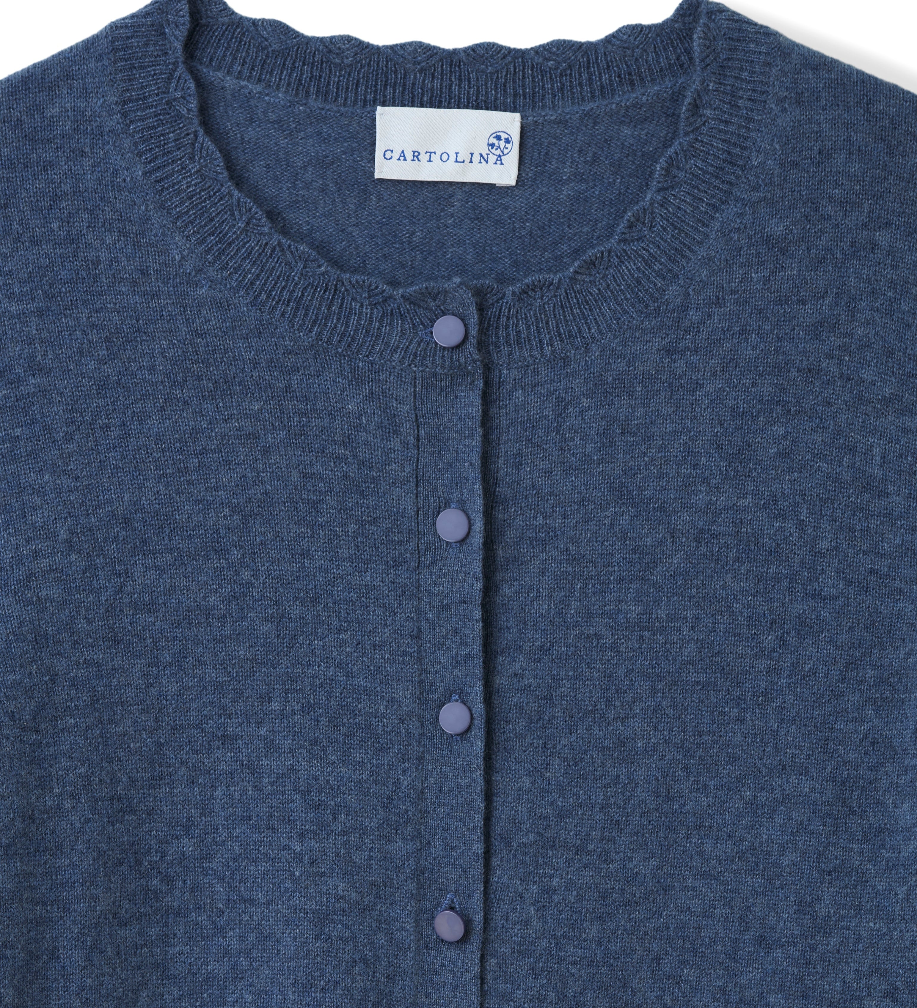 Cartolina - Lucy Ls Cardigan - Gallery Blue