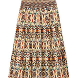 Cartolina - PF26 Kylie Midi Skirt - Kaleidoscope Print