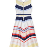 Cartolina - SU26 Monica Dress - Nantucket Stripe