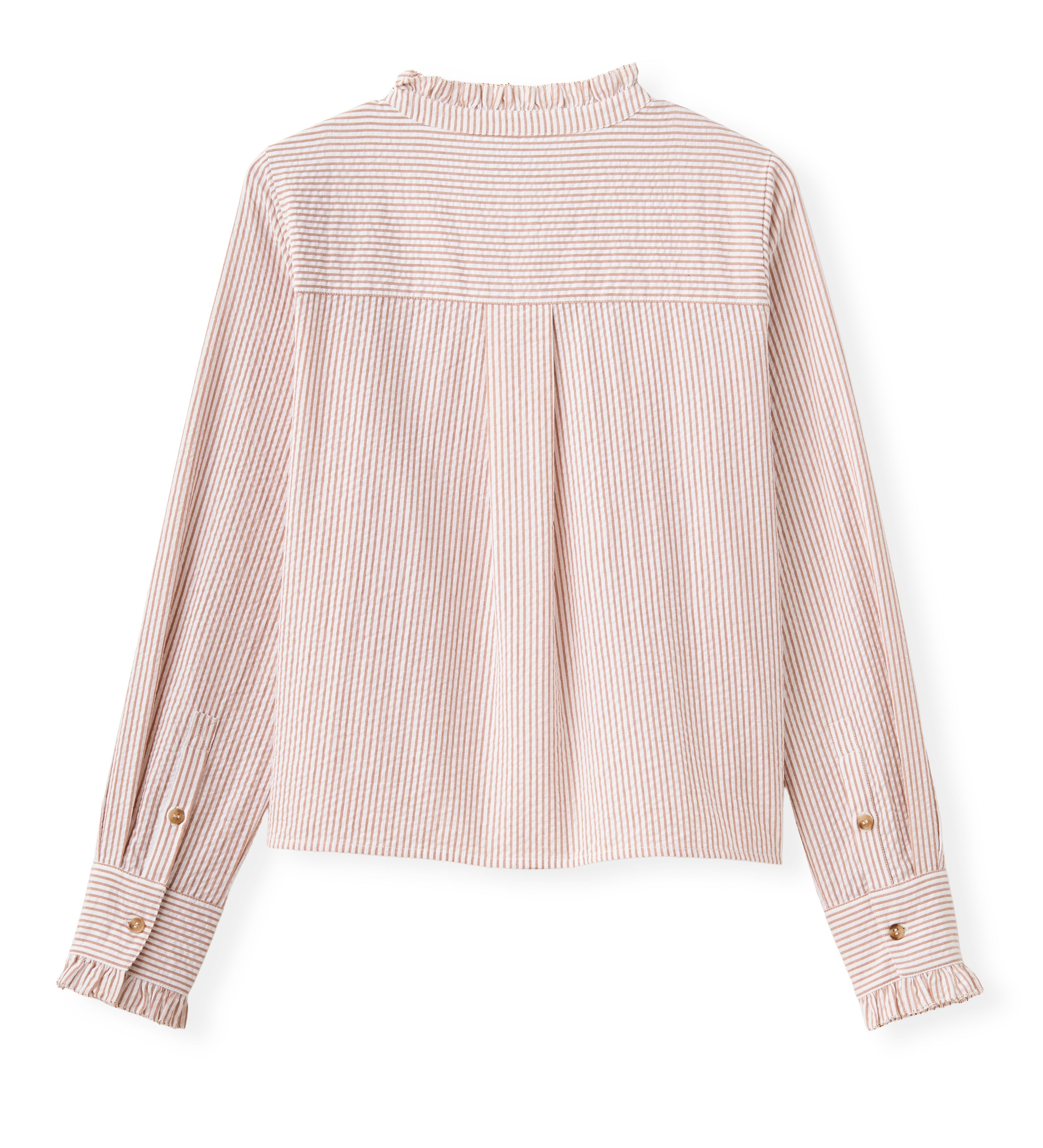 Cartolina - SP26 Percy Shirt - Camel Stripe