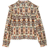 Cartolina - PF26 Piper Ls Top - Kaleidoscope Print