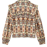 Cartolina - PF26 Piper Ls Top - Kaleidoscope Print