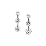 Dorsey - COLETTE 3-STONE DROP EARRINGS IN MOISSANITE