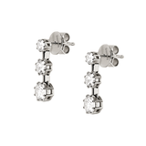 Dorsey - COLETTE 3-STONE DROP EARRINGS IN MOISSANITE