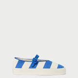 Loeffler Randall - Cooper Blue Striped Mary Jane Sneaker