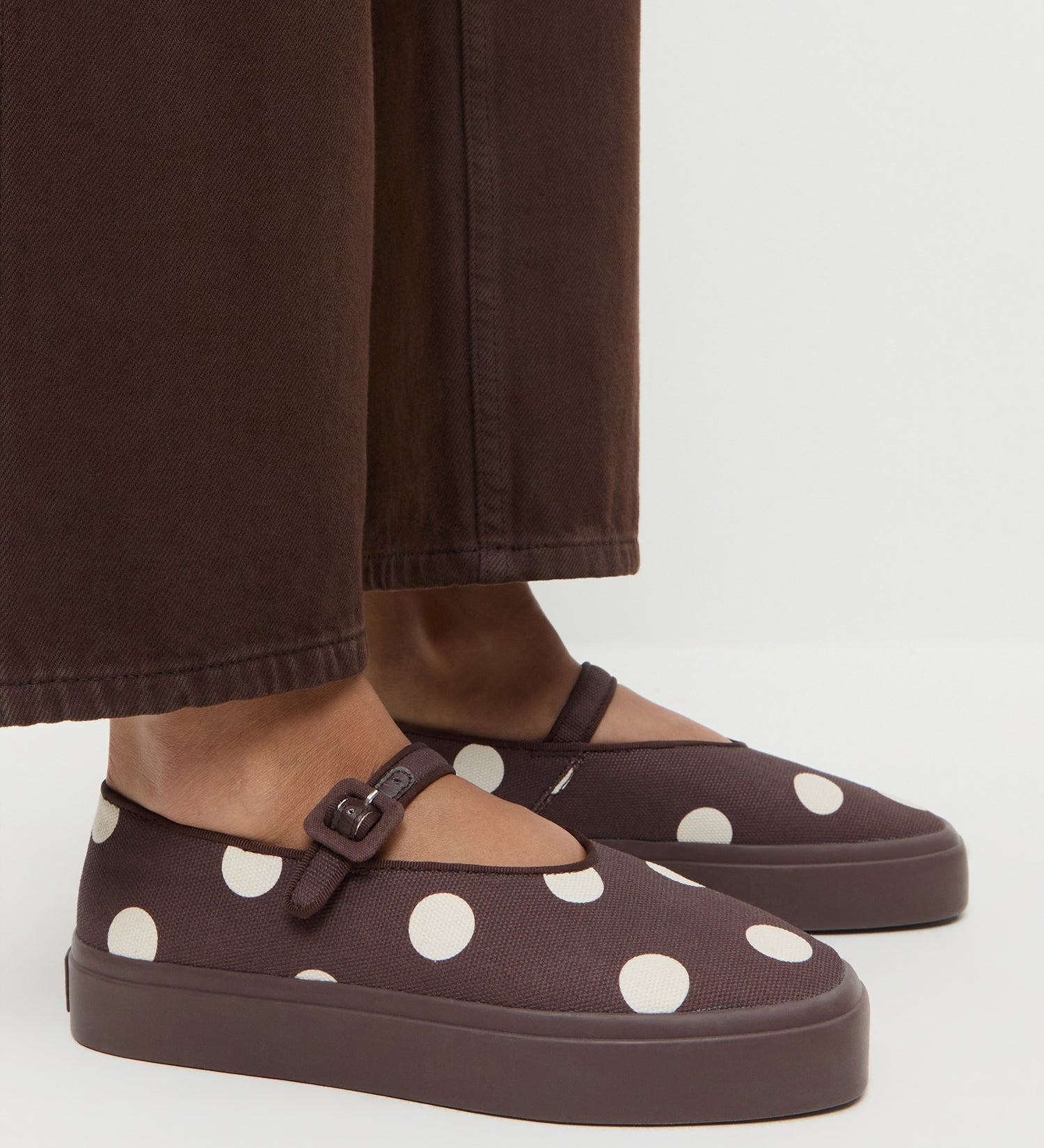 Loeffler Randall - Cooper Brown/Cream Mary Jane Sneaker