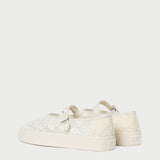 Loeffler Randall - Cooper Cream Lace Mary Jane Sneaker