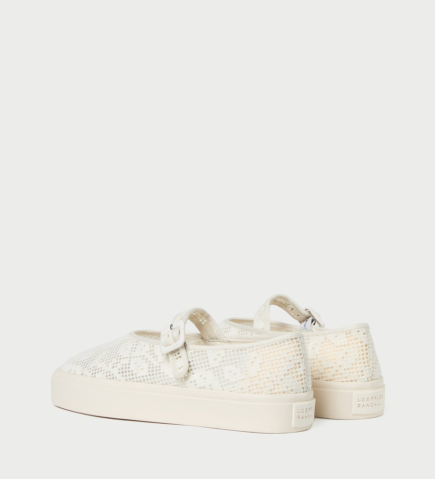 Loeffler Randall - Cooper Cream Lace Mary Jane Sneaker