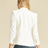 Veronica Beard - Schoolboy Linen Dickey Jacket