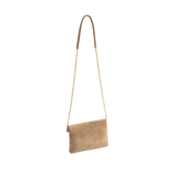 Saint Laurent - Cassandre Suede Small Chain Pouch