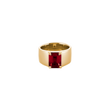 Dorsey - DAMIAN LAB RED SAPPHIRE CIGAR BAND, GOLD