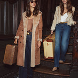 L'AGENCE - Citron Faux Fur Maxi Coat