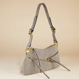 MANU ATELIER - Three Zipped Gray Denim