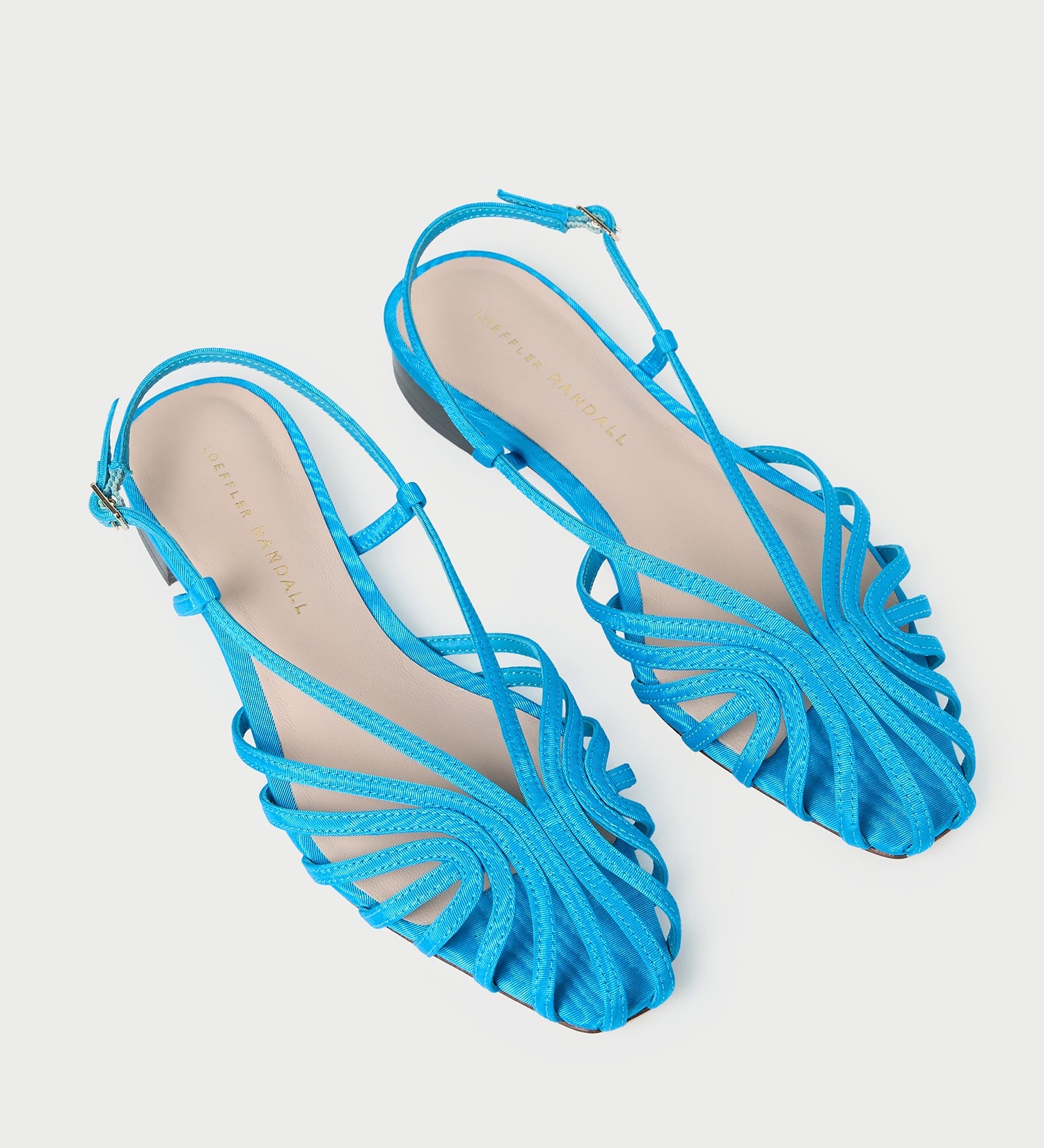 Loeffler Randall - Devon Blue Moiré Slingback Sandal