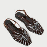 Loeffler Randall - Devon Brown Jelly Slingback Sandal