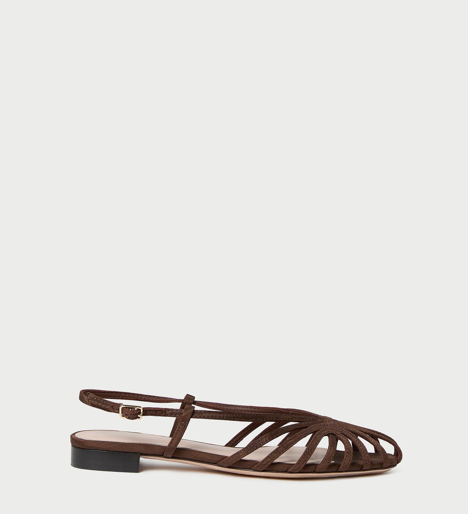 Loeffler Randall - Devon Chocolate Moiré Slingback Sandal