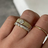 Kinn - Marquise Eternity Ring Diamond Yellow Gold