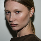 Dorsey - DOUBLE ROW LAB WHITE SAPPHIRE EAR CUFF, GOLD